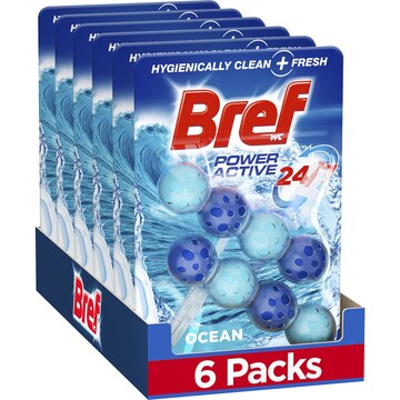 Bref Power Active Ocean Toilet Cleaner Block 50g x 2 pack