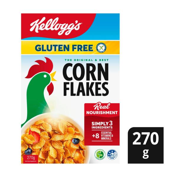 KELLOGGS CORN FLAKES GLUTEN FREE 270G