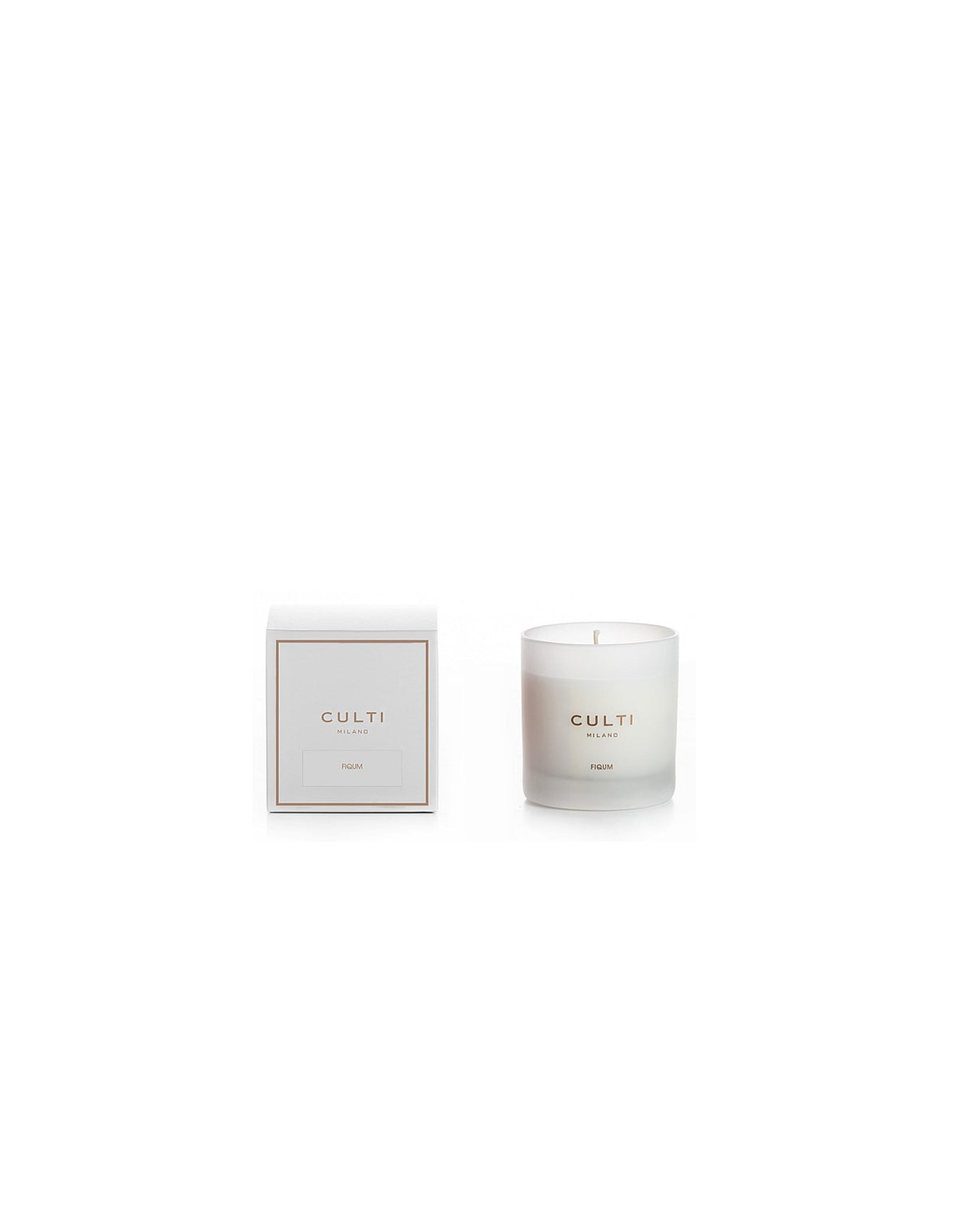 Fiqum 270g Scented Glass Jar Candle White