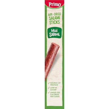 Primo Air Dried Salami Sticks Lunchbox Multipack 5 pack