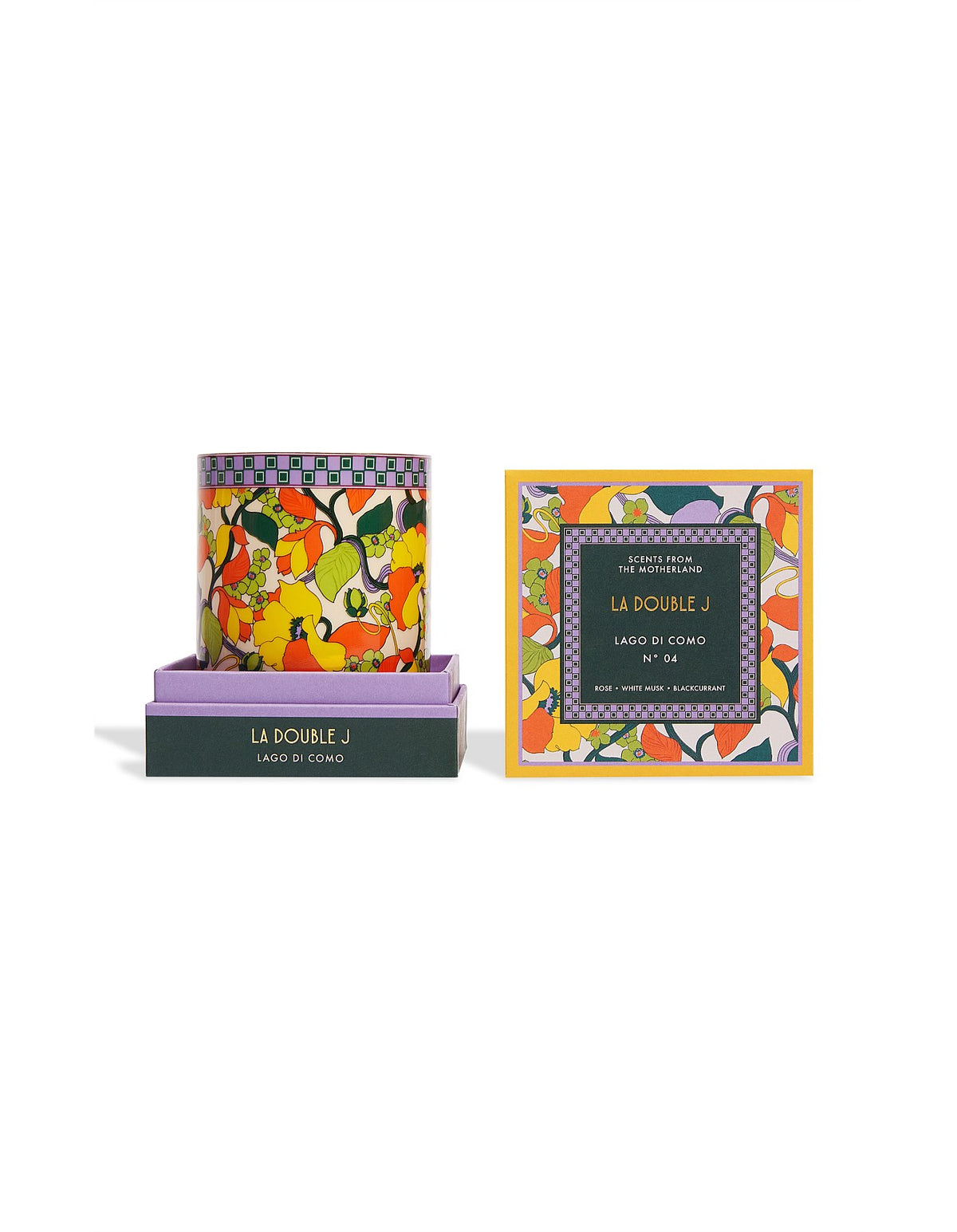 Lago Di Como 320g Scented Candle Multicolour Print