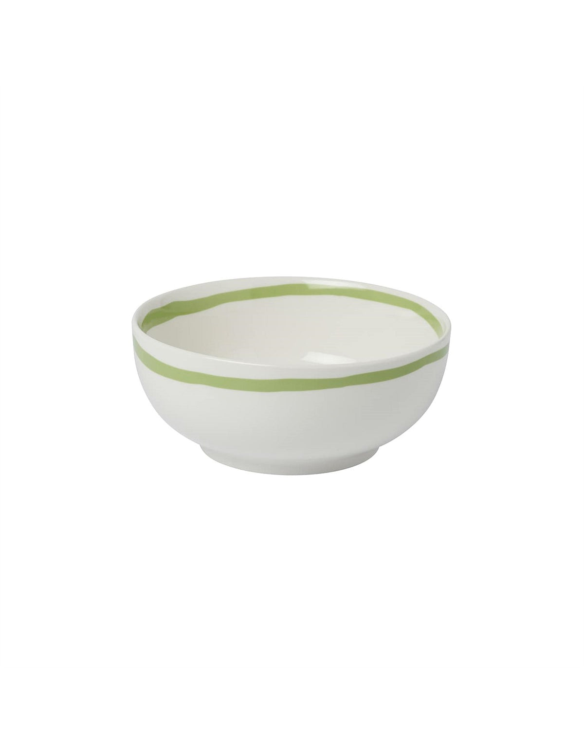 Italian 18cm New Bone China Pasta Bowls Set of 4 Red Trim