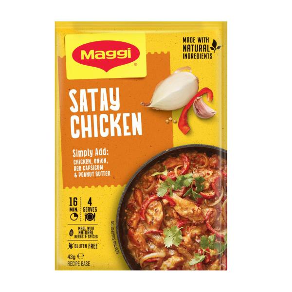 MAGGI RECIPE BASES SATAY CHICKEN 43 GRAM