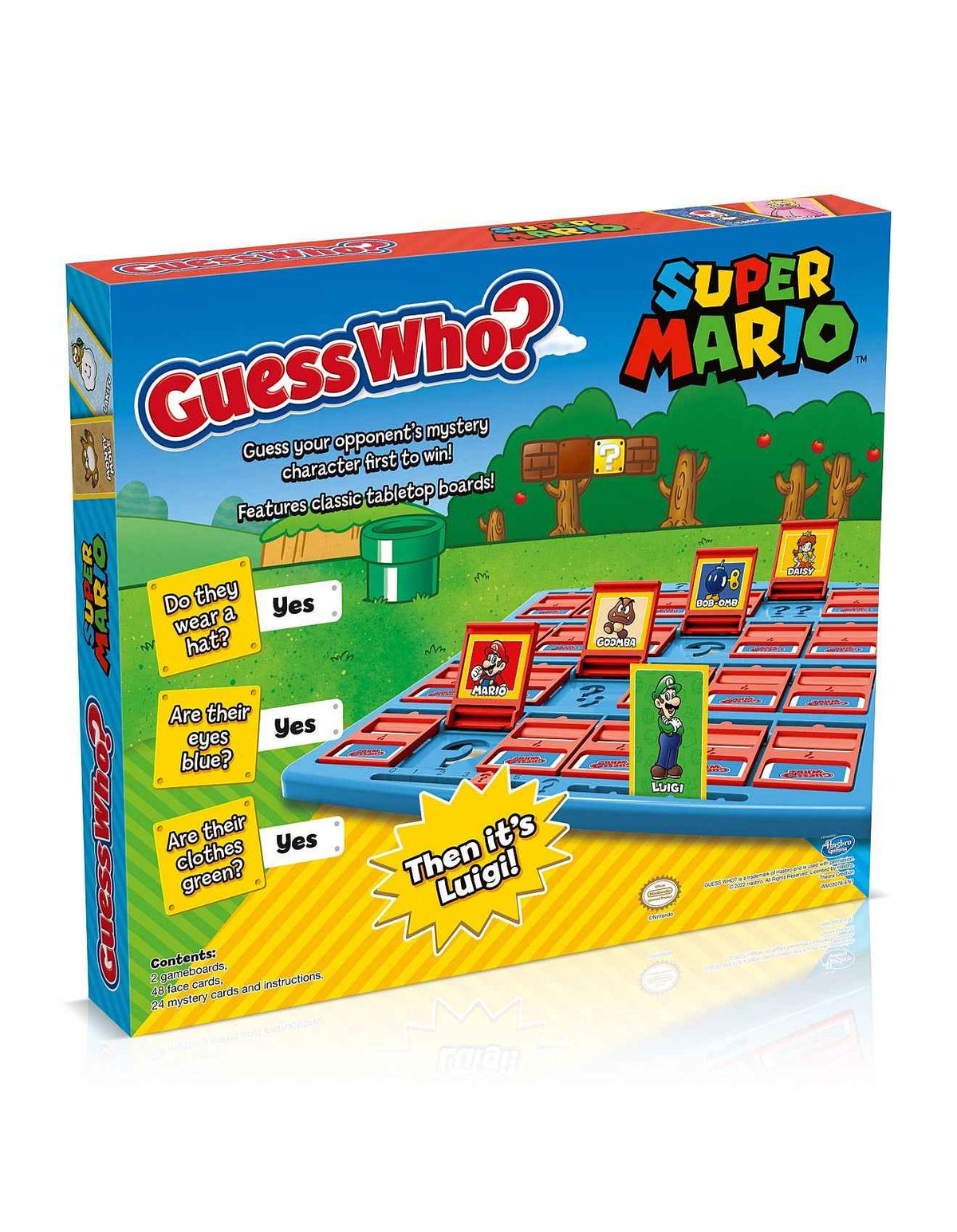 Super Mario Guess Who Board Game