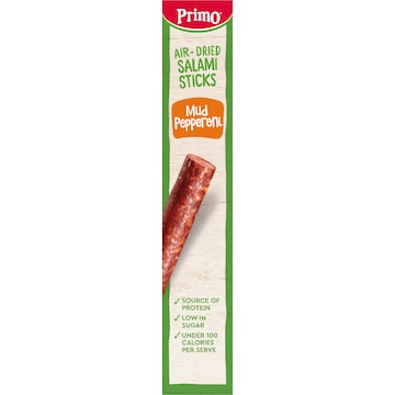 Primo Air Dried Salami Sticks Mild Pepperoni 5 pack