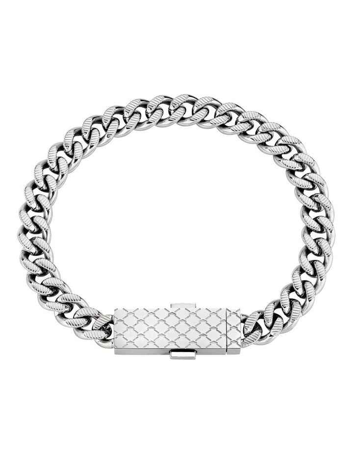 UCD Chain Bracelet in Rhodium