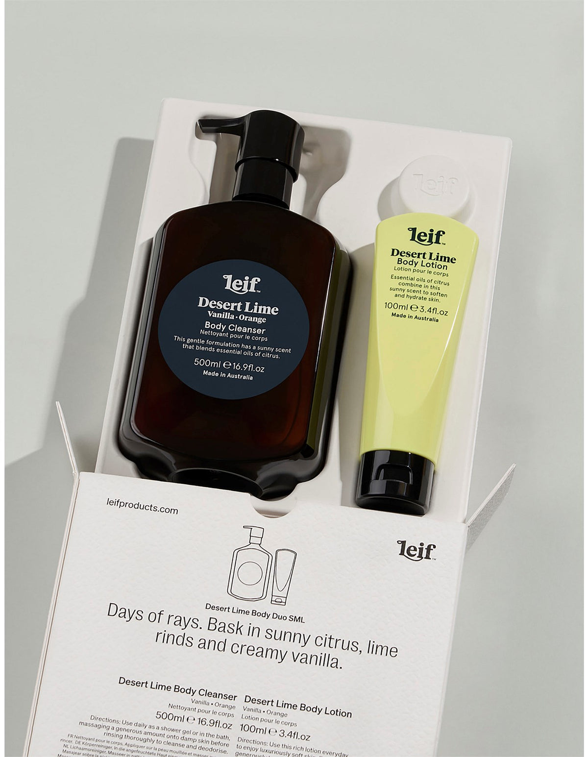 Desert Lime Body Duo Set - Small