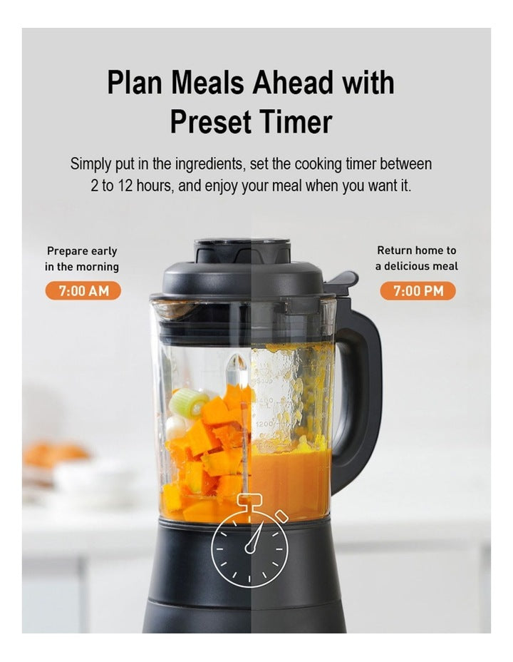 Panasonic Hot & Cold Cooking Blender MX-HG6401KST in Black