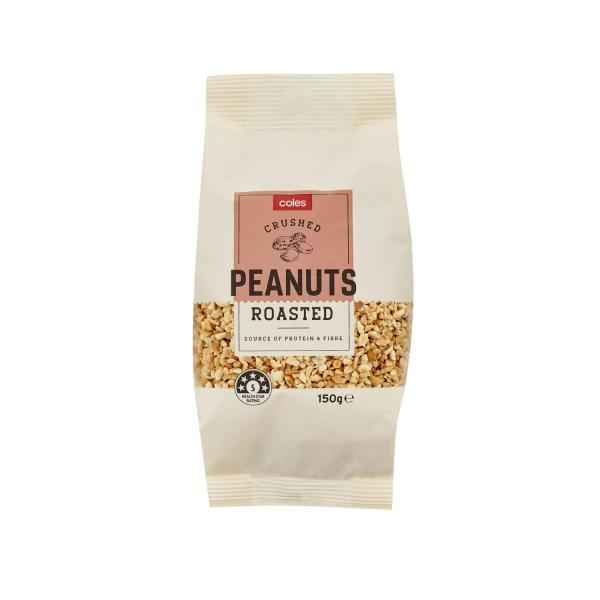 COLES CRUSHED PEANUTS 150G