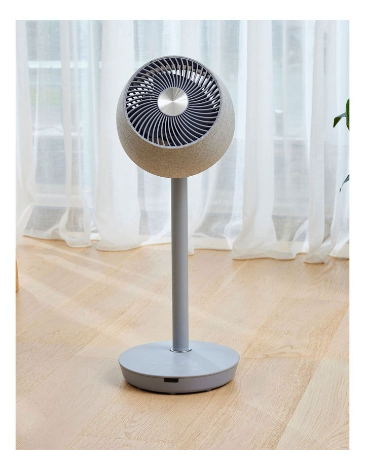 EcoSmart Pedestal Air Circulator Fan ACAC300SG in Stone Grey