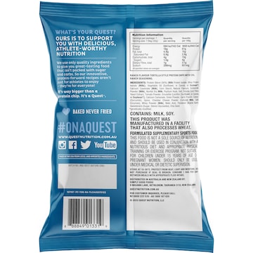 Quest Tortila Style Protein Chips Ranch Flavour 32g