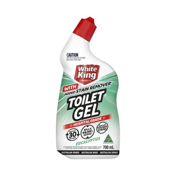 WHITE KING POWERCLEAN CLEANER TOILET GEL:EUCALYPTUS:.:700 ML