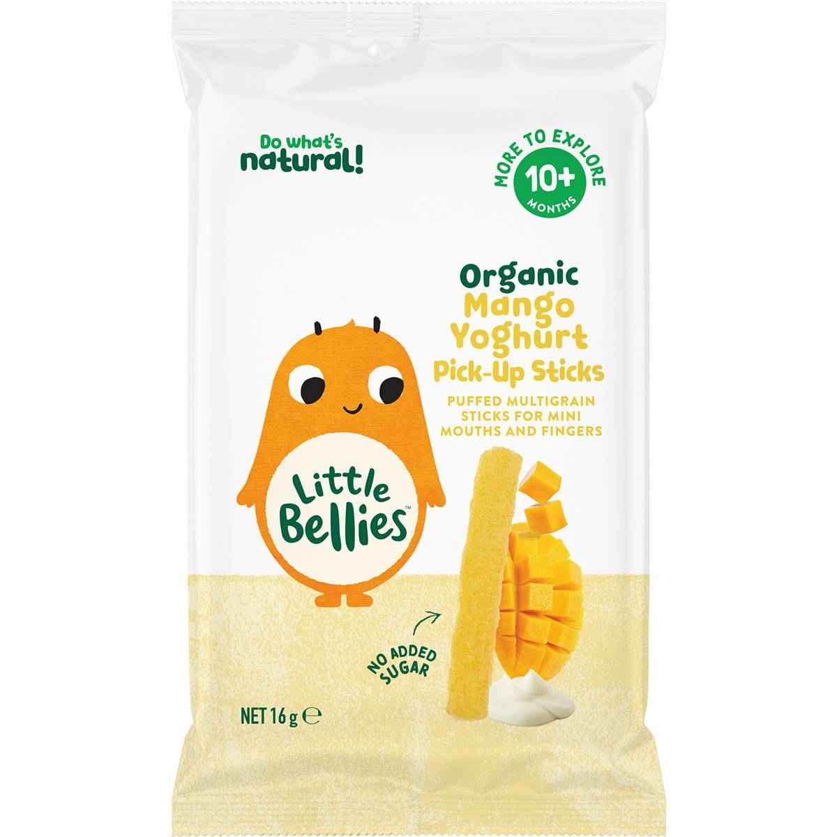 Little Bellies Mango Yoghurt Pickup Sticks 16g