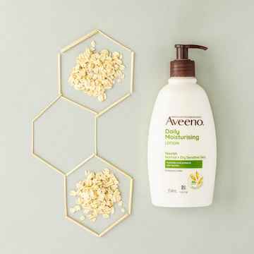 Aveeno Daily Moisturising Body Lotion Fragrance Free Sensitive Skin 354mL