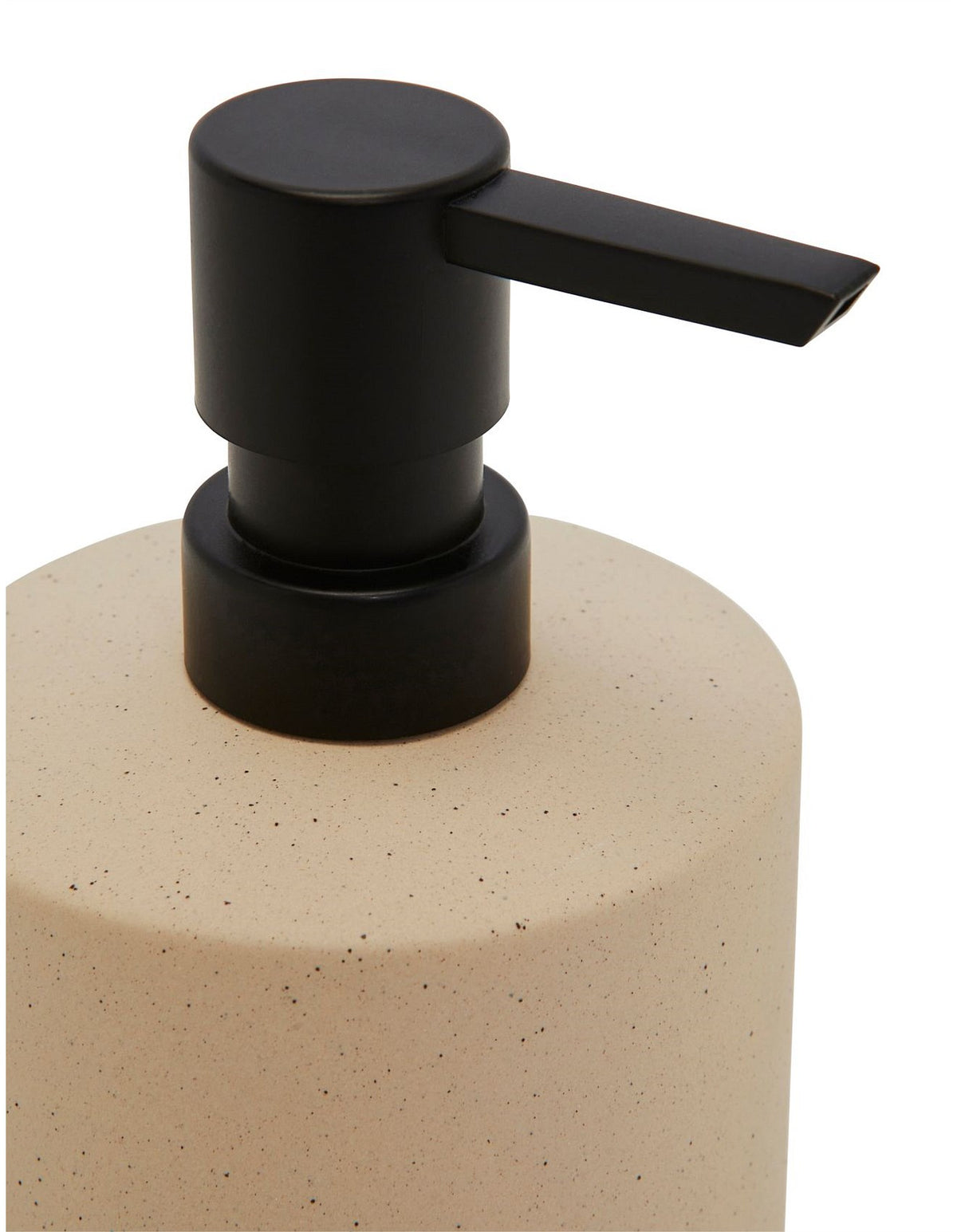 Oatmeal Footed Ceramic 16.2cm Soap Dispenser Cream