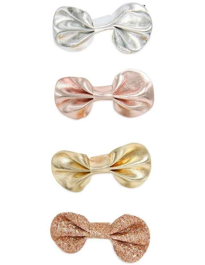 Bow Hairtie & Hairclip Set in Multi