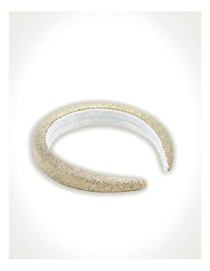 Glitter Padded Alice Band in Gold