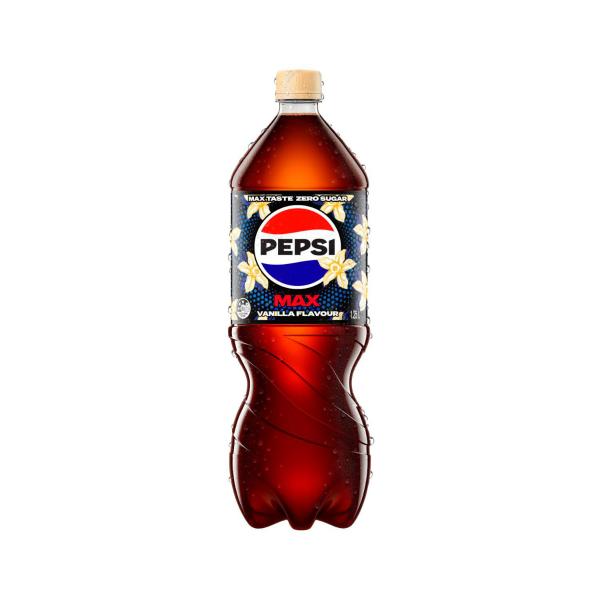 PEPSI SOFT DRINK 1.25 LITRE:MAX VANILLA:.:1.25 LITRE