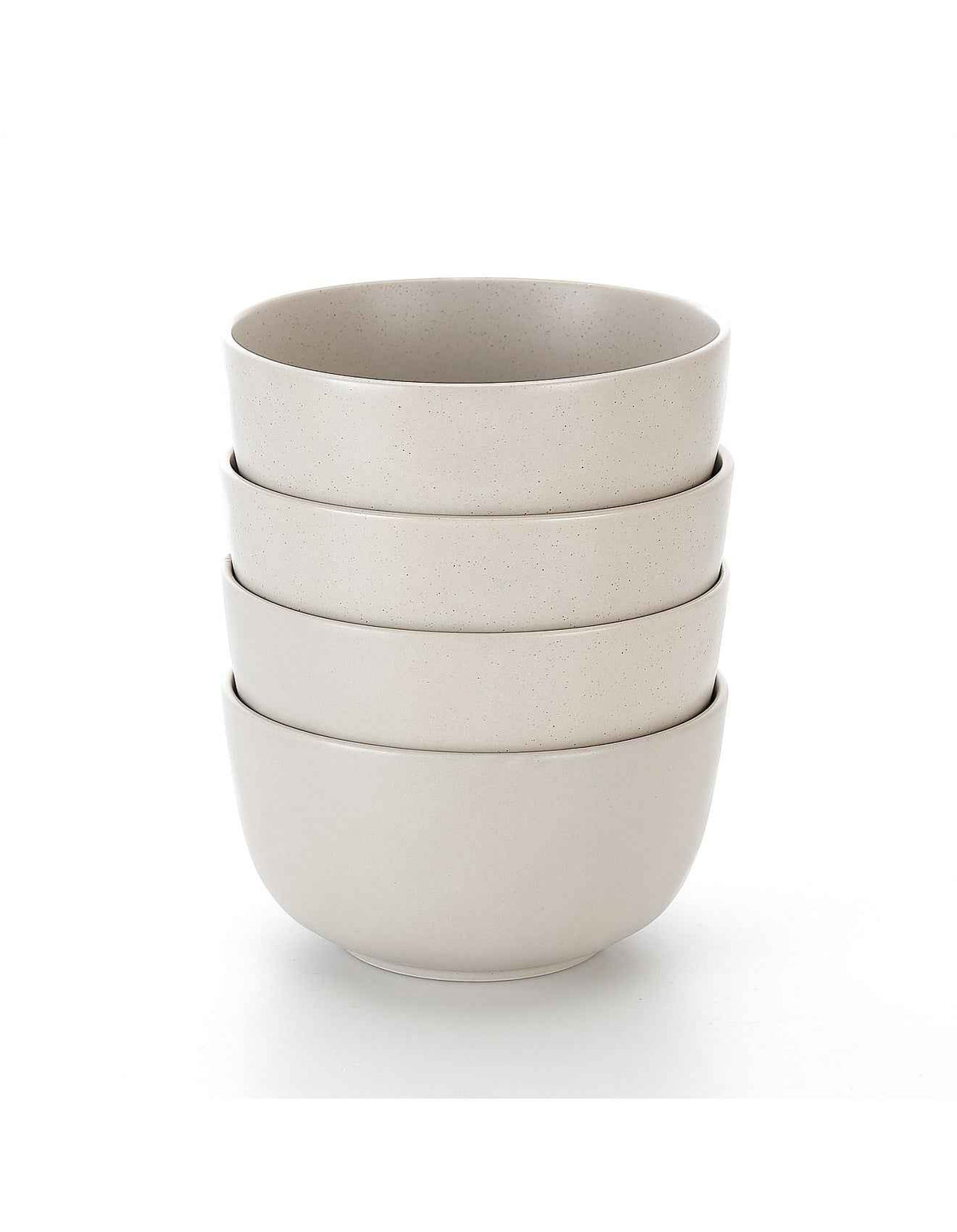 Airlie Sand Stoneware Noodle and Soup Bowls Set of 4