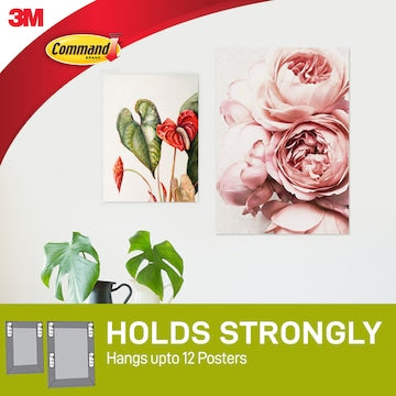 3M Command Adhesive Poster Strips Small 12 pack