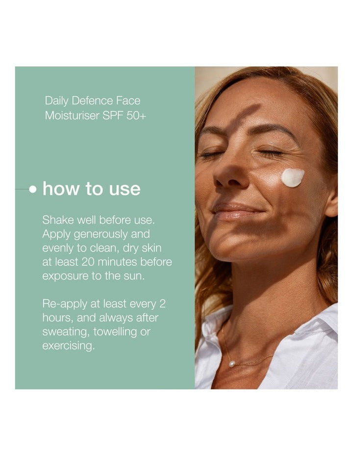 Daily Defence SPF50+ Face Moisturiser 100ml
