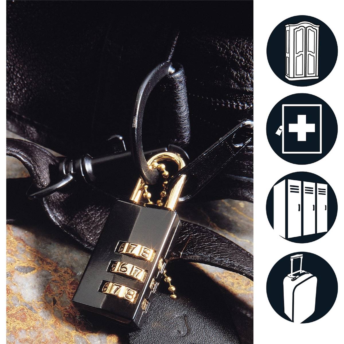 Master Lock 20mm Combination Padlock 2 pack