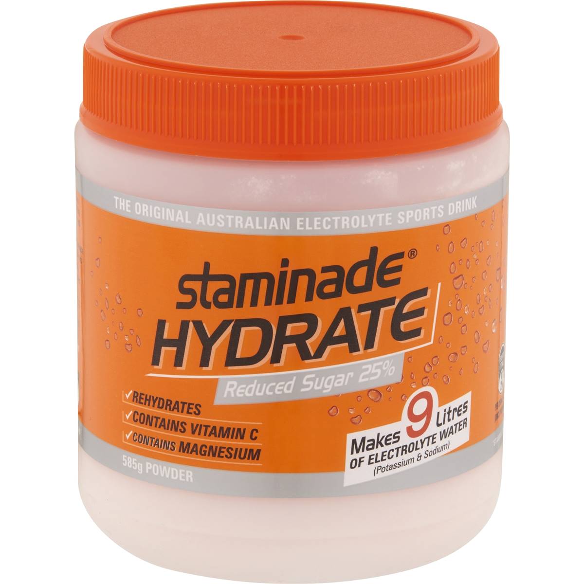 Staminade Hydrate Electrolyte Powder Orange 585g