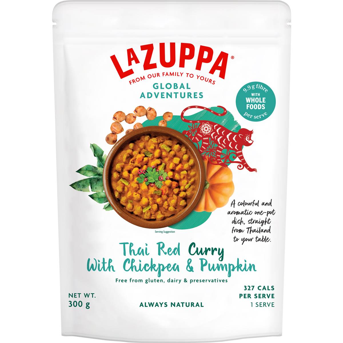La Zuppa One-Pot-Dish Thai Red Curry With Chickpea & Pumpkin 300g