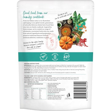 La Zuppa One-Pot-Dish Thai Red Curry with Chickpea & Pumpkin 300g