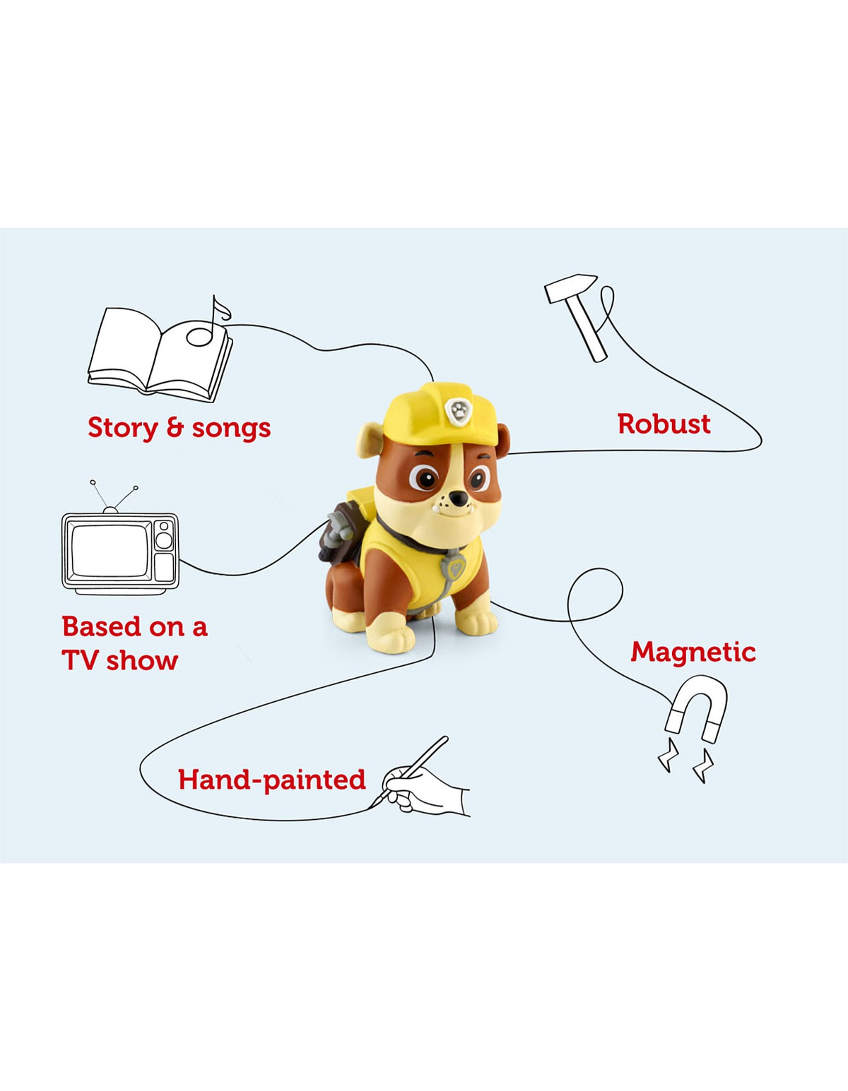 Hand-Painted Magnetic Audio Character