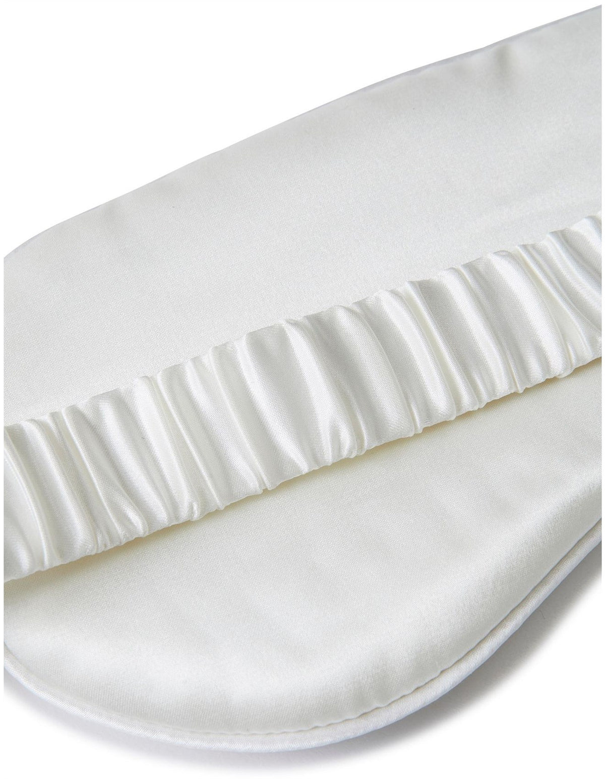 Miette Silk Eye Mask White