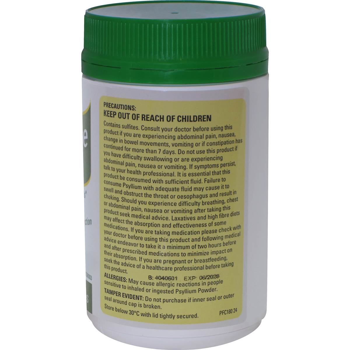 Bonvit Psyllium Fibre 180 Pack