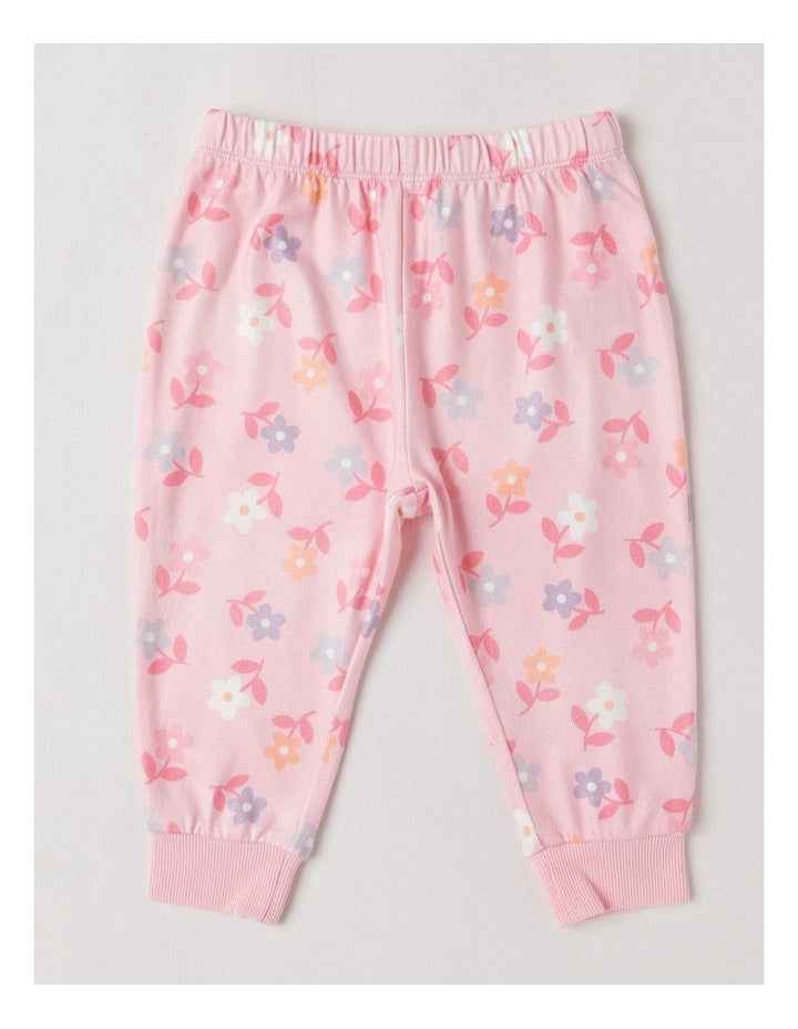 Cosy Knit Floral Pyjamas in Blush