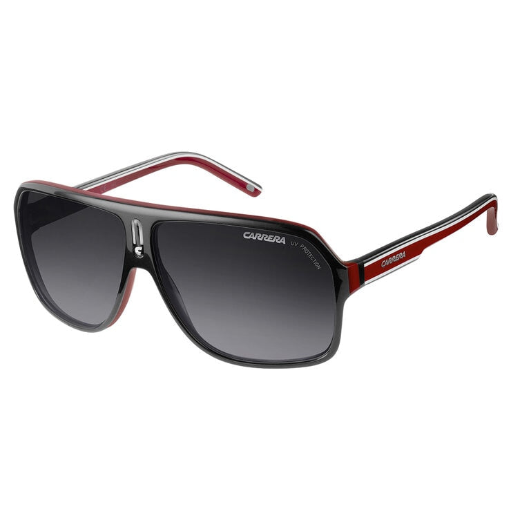 Carrera 27 Black Red Crystal White Men's Sunglasses