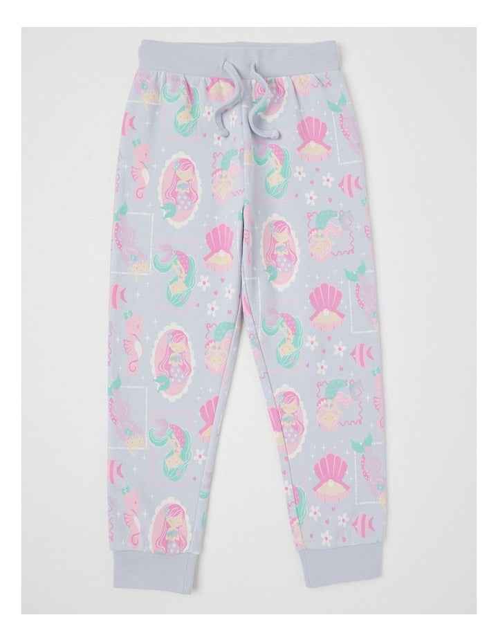 Knit/Fleece Mermaid Pyjamas in Fuchsia