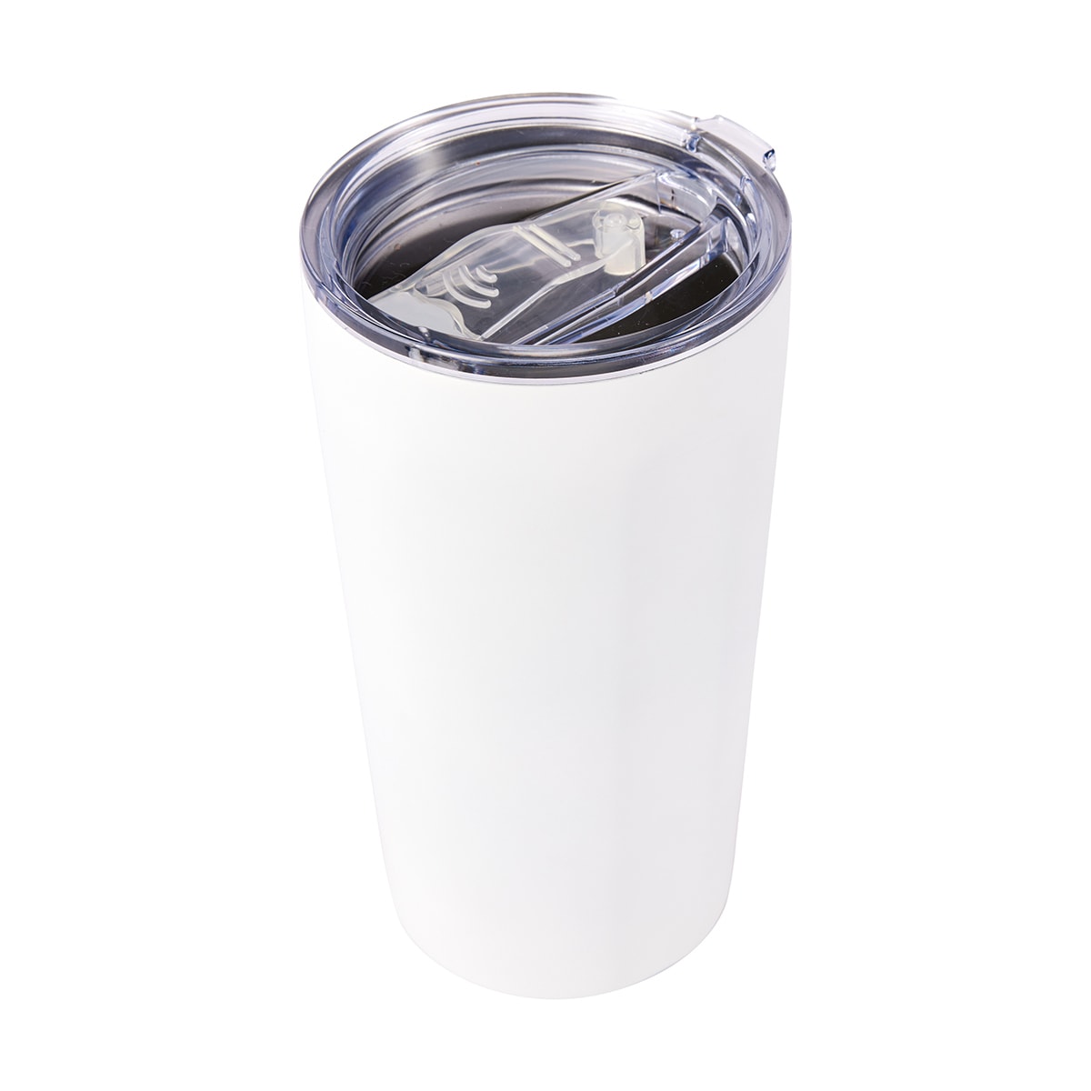 500ml White Stainless Steel Coffee Tumbler