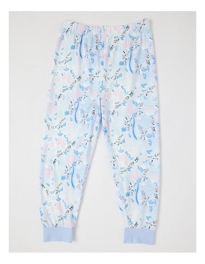 Cosy Knit Pyjama With Socks in Baby Blue