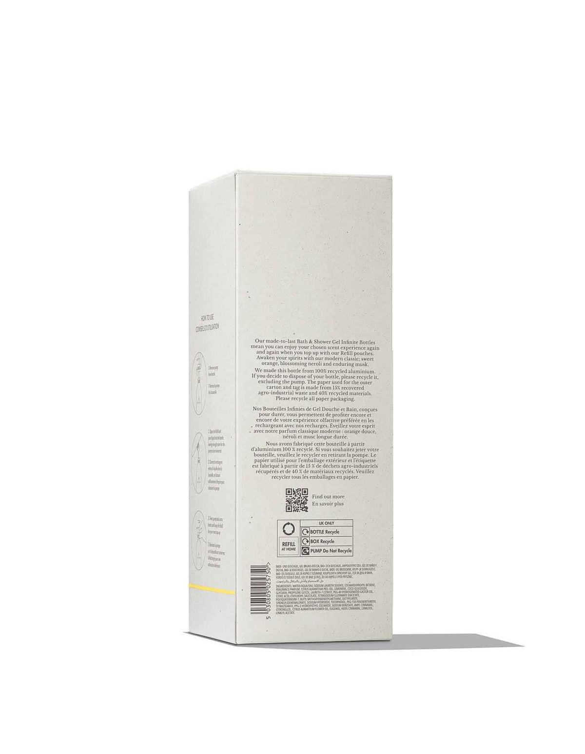 Orange & Bergamot Infinite Bottle 400ml
