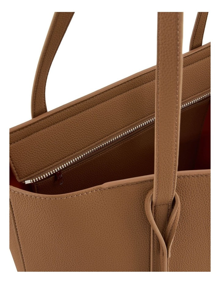Silvye Shopping Tote Bag in Mineral/Ramie
