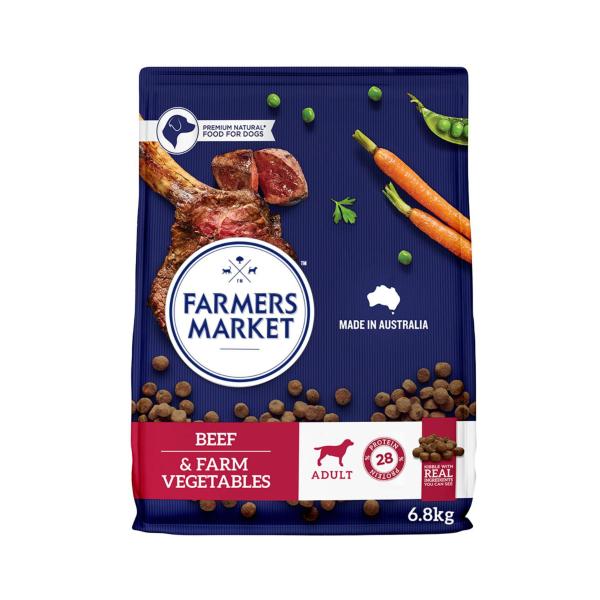 Adult Dry Dog Food Beef With Farm Vegetables