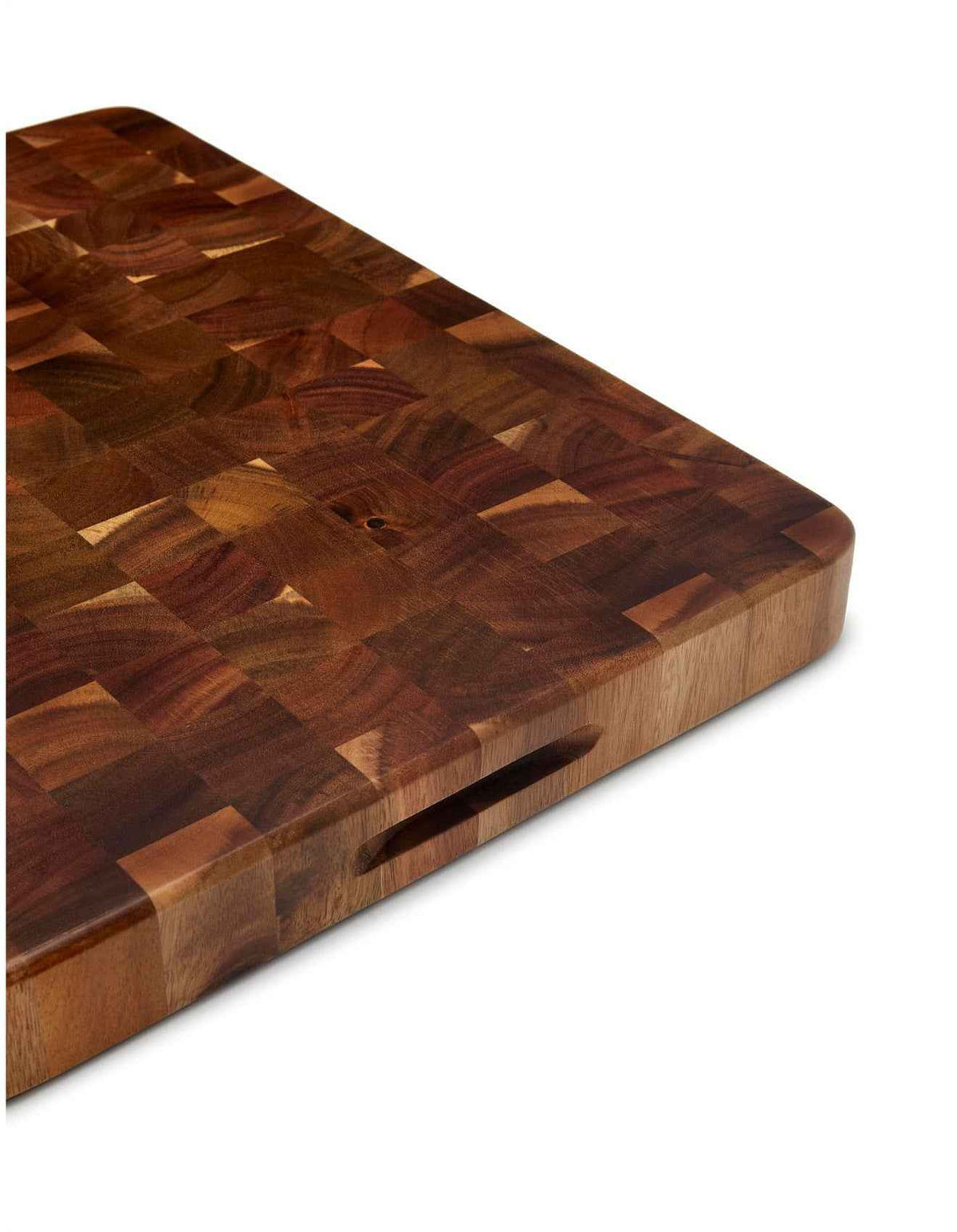 Clifton 40cm End Grain Acacia Chopping Board Brown
