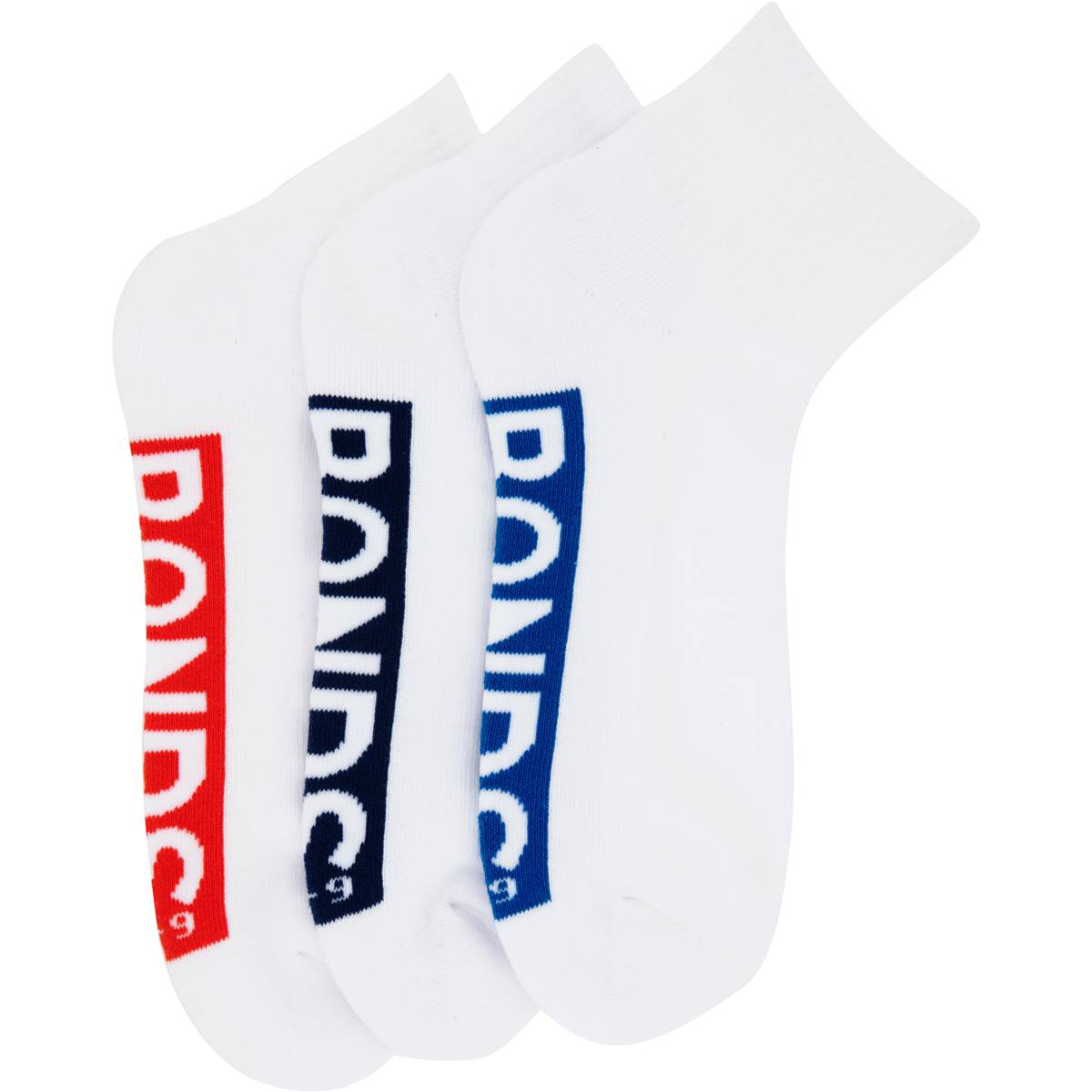 Bonds Mens Socks 1/4 Sports Size 6-10 Assorted 3 Pack