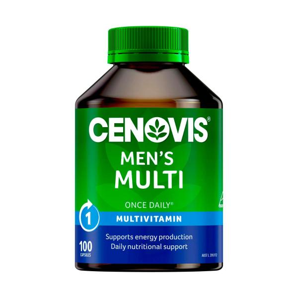 CENOVIS ONCE DAILY MEN'S MULTI CAPSULES 100 PACK