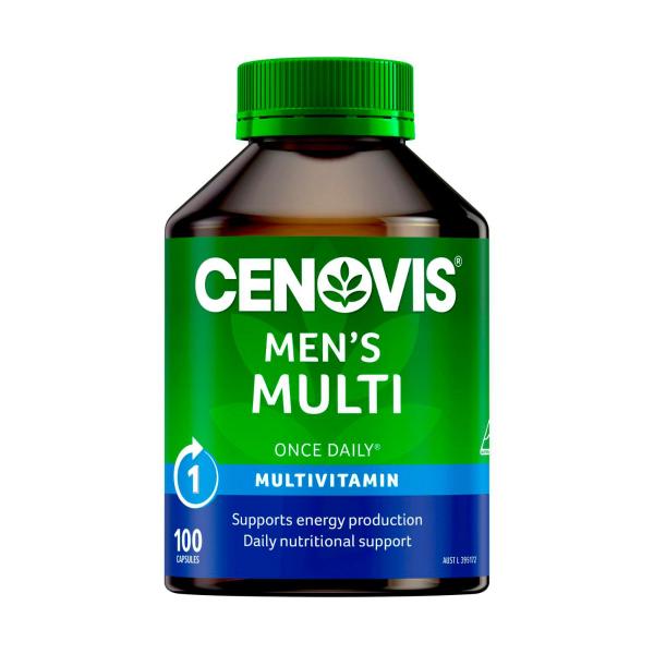 CENOVIS ONCE DAILY MEN'S MULTI CAPSULES 100 PACK