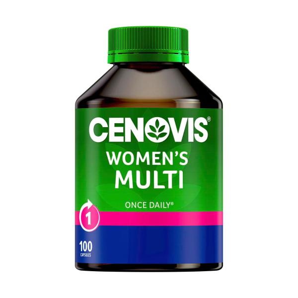 CENOVIS ONCE DAILY WOMEN'S MULTI CAPSULES 100 PACK