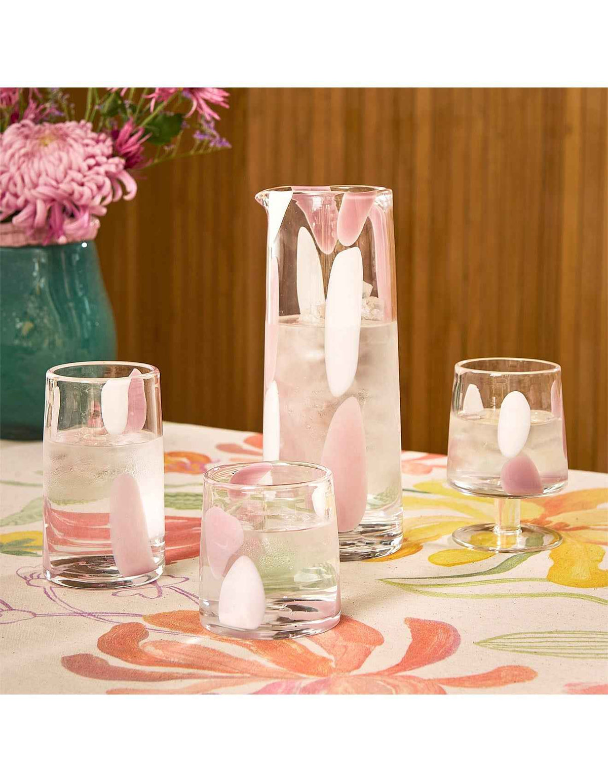 Camille Set of 4 Goblets 310ml Blush