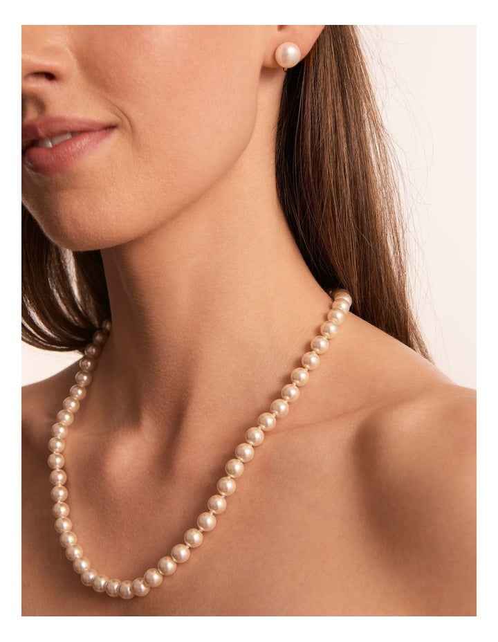 Essential White 8mm Pearl Necklace