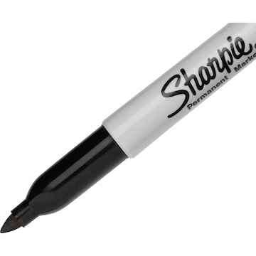 Sharpie Permanent Marker Pens Fine Point Black 2 pack