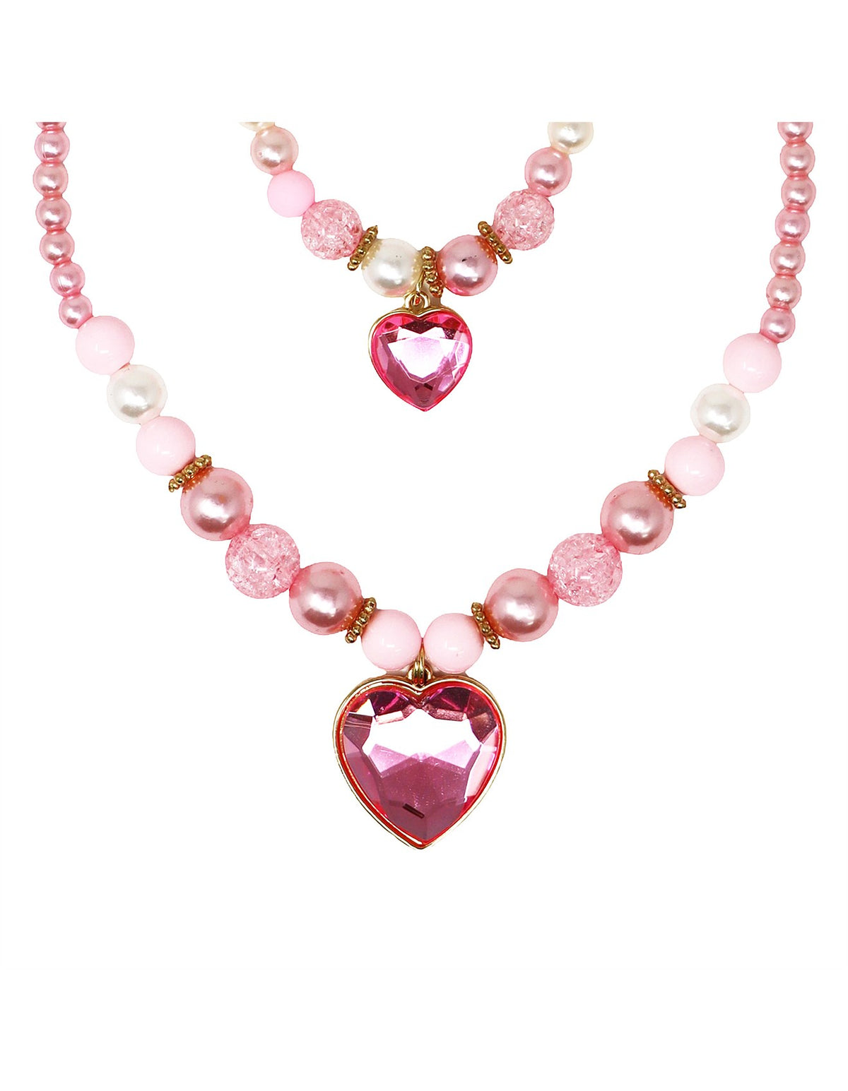 Dance Pearl Heart Jewellery Set