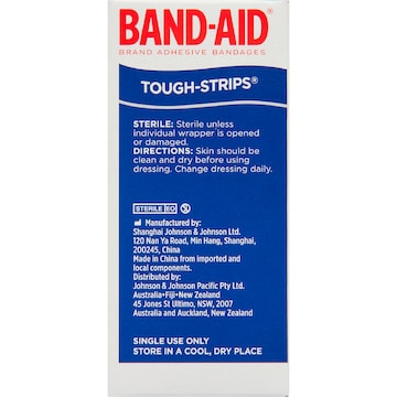 Band-Aid Tough Strips Brand 40 pack